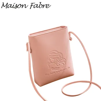 

Maison Fabre Bag women Leather handbags cartoon Girls Phone Shoulder bags Straps 2019 Summer Small Messenger bag Ladies handbags