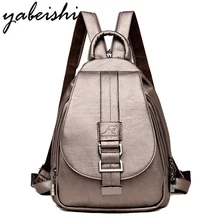 2018 Women Leather Backpacks Vintage Female Shoulder Bag Sac a Dos Ladies Travel Backpack Mochilas School Bags For Girls Preppy 2018 Women Leather Backpacks Vintage Female Shoulder Bag Sac a Dos Ladies Travel Backpack Mochilas School Bags For Girls Preppy