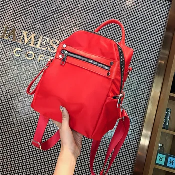 

CHALLEN Fashion Multifunction Simple Backpack Women High Quality Preppy For Teenagers Female Nylon Bags Girls Backpack Mochilas