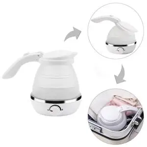 

Mini Foldable Travel Kettle Dual Voltage Electric Portable Water Kettle Capacity 0.5L Travel Foldable Travel Electric Kettle