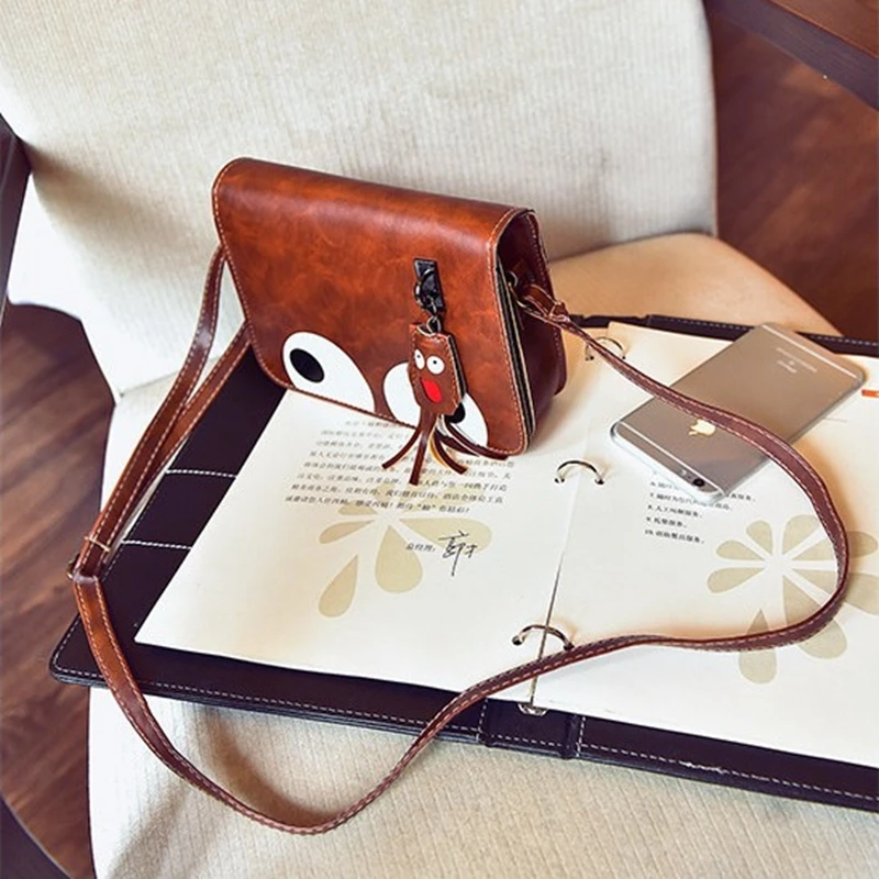 BERNO Fly Мини мультфильм мешок messenger лоскут для teengers модная одежда девочек из