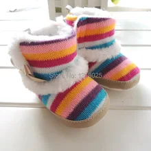 Популярная зимняя мягкая обувь для малышей обувь на подошве детская обувь с хлопковой подкладкой детские теплые ботинки для маленьких девочек