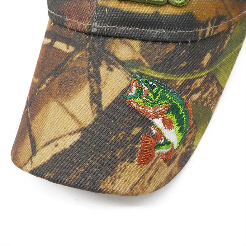 Мужская рыболовная камуфляжная кепка, уличная охотничья бейсбольная кепка, козырек с 3D надписью, шляпа c вышивкой, для отца, оленя, быка, черепа, орла, кепка s, шапки