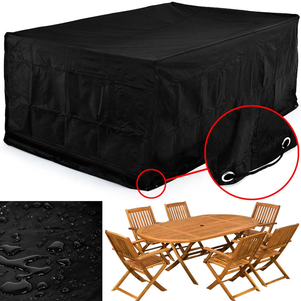 126*126*74CM Waterproof Dustproof Furniture Cover Polyethylene Outdoor