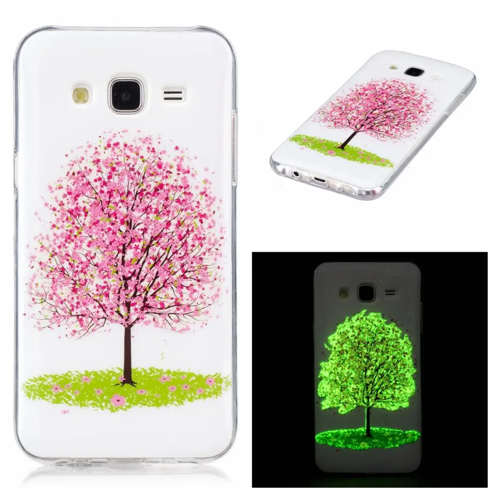 Светящийся мягкий чехол Nephy для Samsung Galaxy S5 S6 S7 Edge S8 Plus Grand Prime A5 A3 J3 J5 J7 2015 2016 2017 Note 8