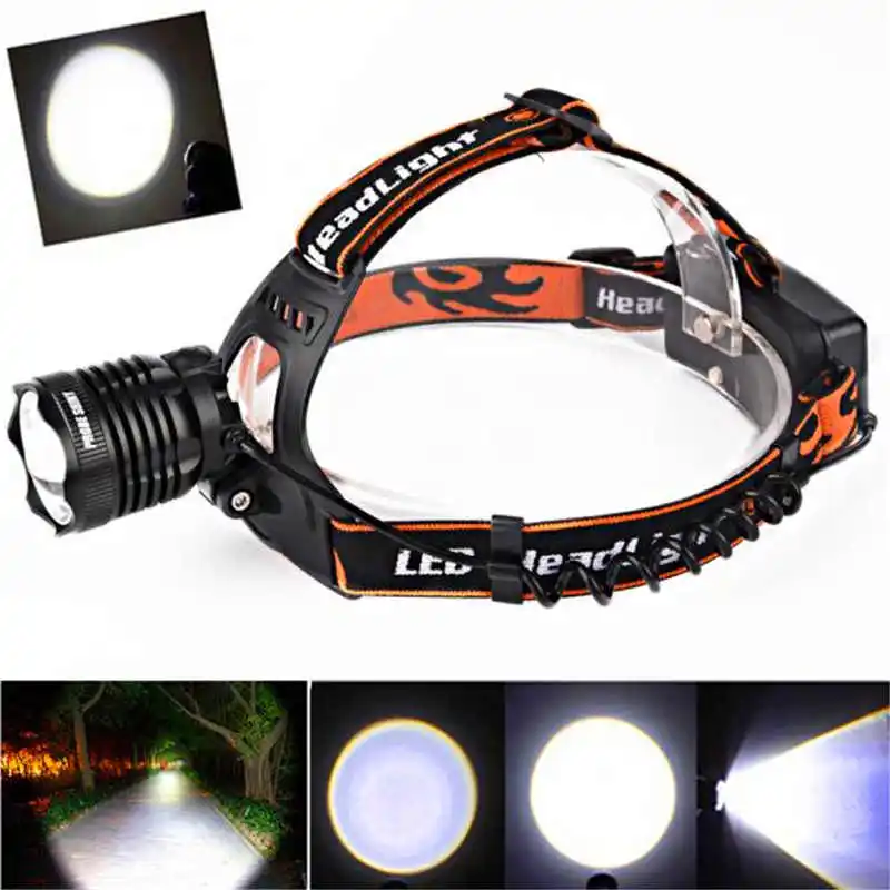 5000LM XM-L T6 LED Headlamp torch flashlight 18650 Headlight Flashlight Head Light Lamp powerful led flashlight fanatic #4S14 (1)