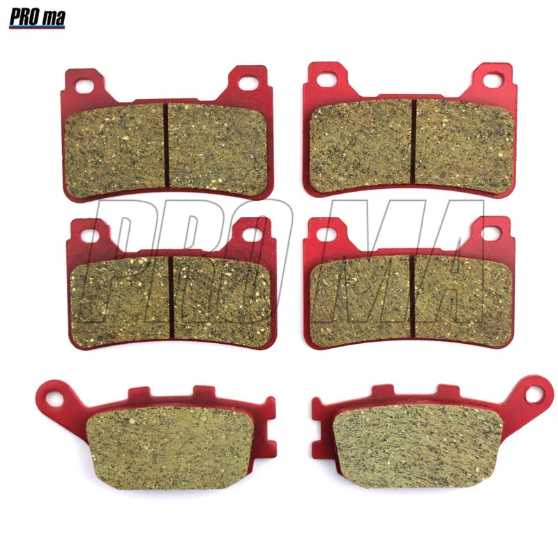 Motorcycle Brake Pads Front Rear ceramic fiber For HONDA CBR600RR 2005