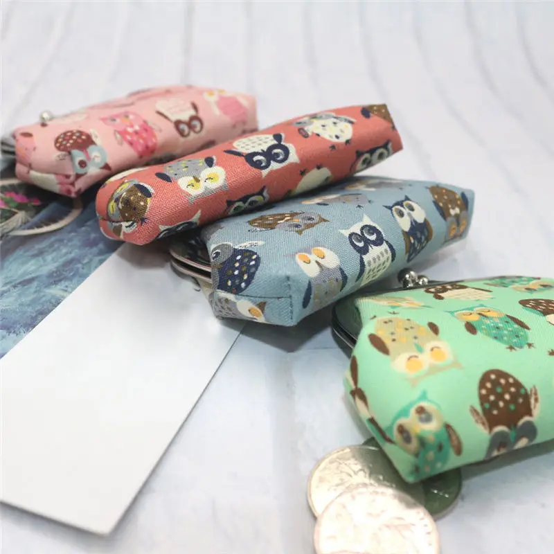 Women's Owl Coin Purse Money Bag Change Card Holders Small Wallet women's wallet clutch portfel cuzdan billetera carteira 40MA2017