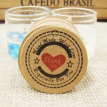 Бирки ручной работы на заказ с надписью «спасибо» и надписью «love», крафт-бумага красного цвета в форме сердца, бирки для подарков на свадьбу