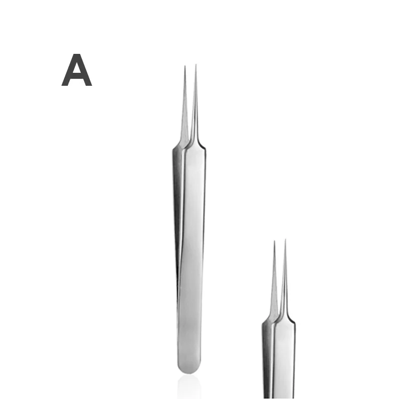 Инструменты для удаления черных точек из нержавеющей стали пинцет для удаления черных точек для прыщей пятна акне набор для удаления черных точек - Цвет: GJ1410A