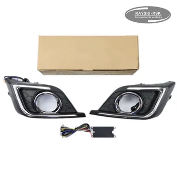

Three Colored LED Daytime Running Light for Nissan Sentra High Quality LED DRL for Nissan Santra 2015 2016 2017 LED Daylight DRL