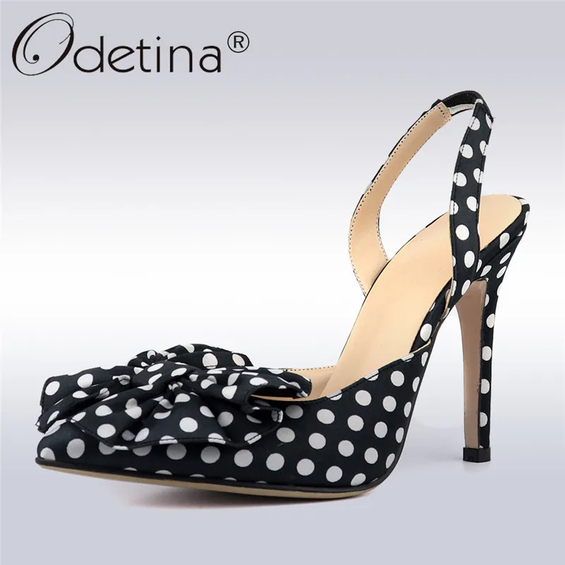 slingback pumps with elastic strap