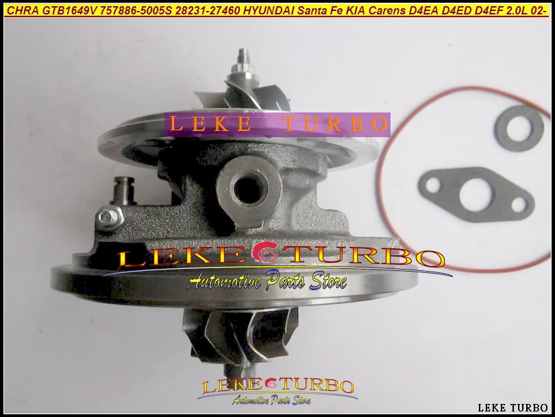 CHRA GTB1649V 757886-5005S 28231-27460 HYUNDAI Santa Fe KIA Carens D4EA D4ED D4EF 2.0L (1)