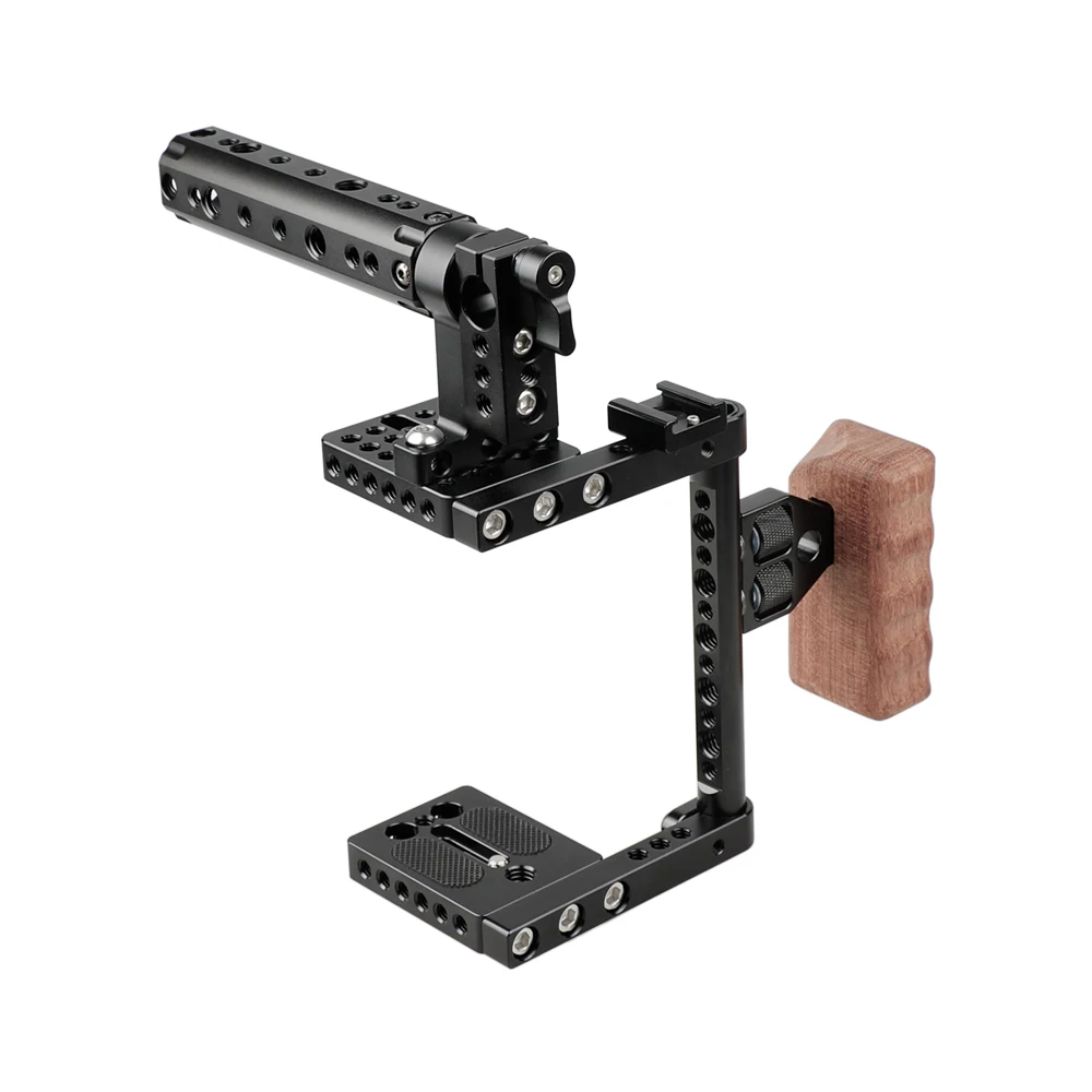  CAMVATE Camera Rig w/Top Handle Tripod Mount Plate for Canon Nikon Panasonnic C1175 (left hand) cam