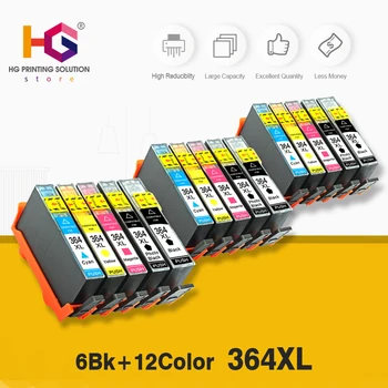 

QSYRAINBOW Replacement for HP 364 HP364 Ink Cartridge compatible for Deskjet 3070A 5510 6510 B209a C510a Printer