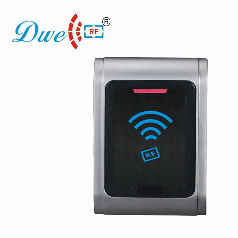 DWE CC RF RFID Бесконтактный считыватель металлический корпус 125 кГц emid wiegand 26 водонепроницаемый IP68 для системы контроля доступа 002 м