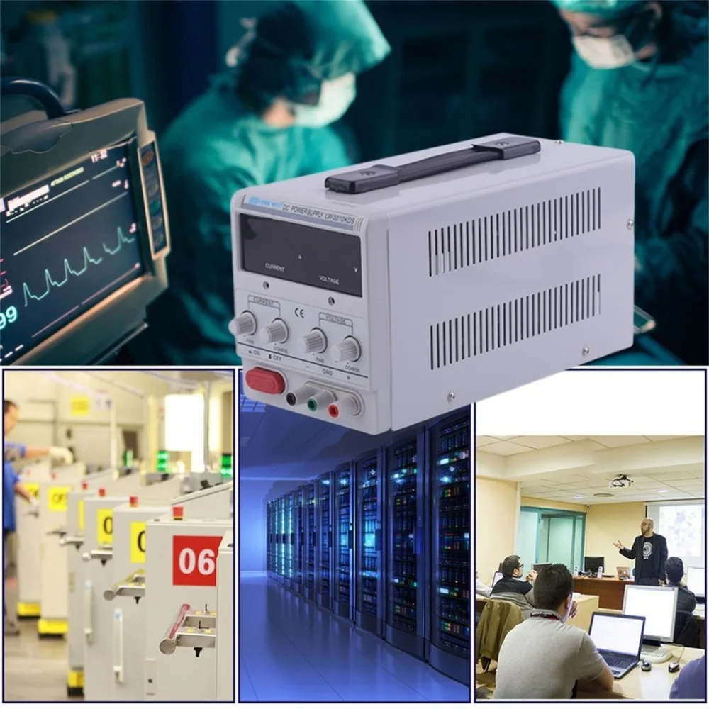 

Universal DC0-30V/0-5A Power Supply Adjustable Dual Digital Variable Precision Overload Short Circuit Protecting Supply
