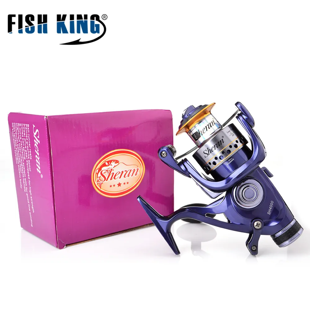 

FISH KING Double- Loading Spinning Reel SH3000-SH6000 8BB 5:2:1 System Reels Rear Drag Spinning For Feeder Carp Fishing