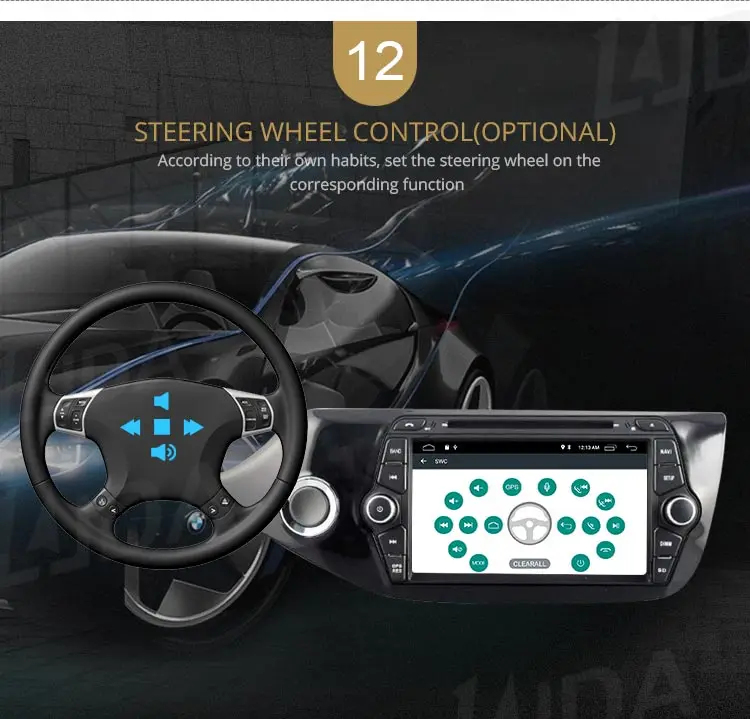 Excellent LJDA Android 9.1 Car DVD Player For KIA Ceed 2013 2014 2015 GPS Navigation 2 Din Car Radio Multimedia WIFI Stereo IPS Auto Audio 14