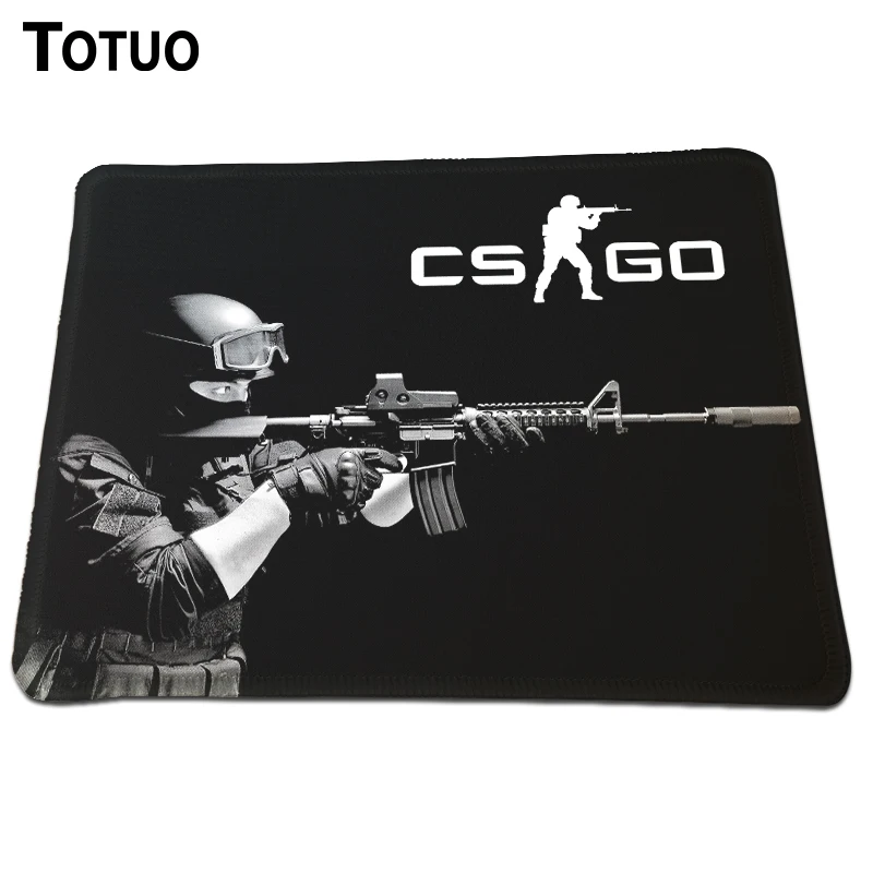 Best Price Black Rubber Mousepad CSGO Sniper Print Mouse Mat Laptop