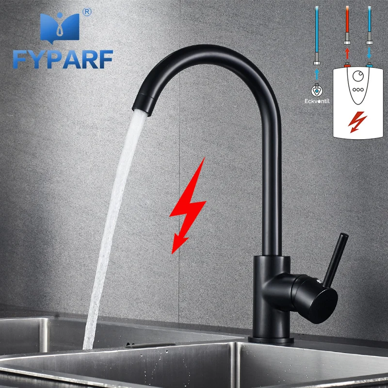 Fyparf Mixer Kitchen Faucet Tap Low Pressure Kitchen Mixer Water