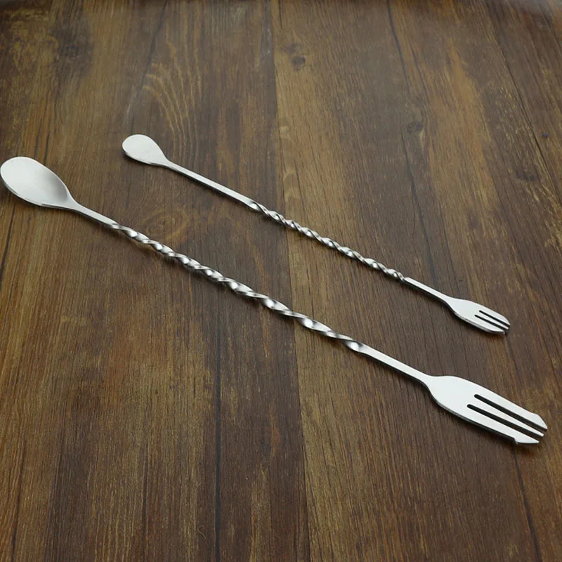 

Stainless steel Bar Spoons Cocktail Drink Mixer Muddler Stirrer Stirring Mixing Stir Spoon Ladle Cocktail Shaker Spoon Wholesale