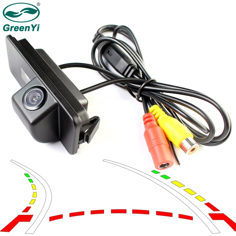 

GreenYi Intelligent Car Rear View Trajectory Parking Camera for VW Magotan Scirocco Seat Leon Altea LUPO EOS 4 Waterproof