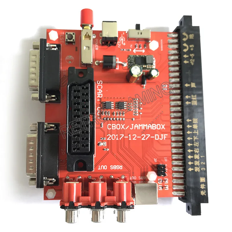 1 шт. JAMMA to DB 15pin Joypad конвертируемая плата CBOX конвертер SCART выход для любой Аркады PCB