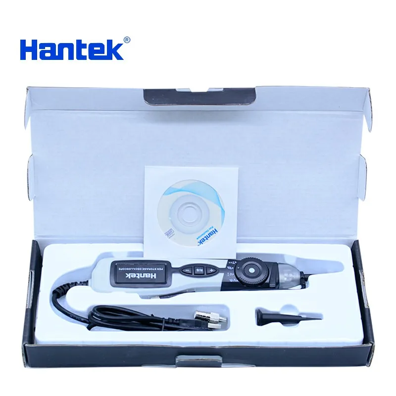 

Hantek PSO2020 Digital Oscilloscope USB 20Mhz 96MSa/s 1 Channel Portable USB Pen type Diagnostic-tool with a sofware CD