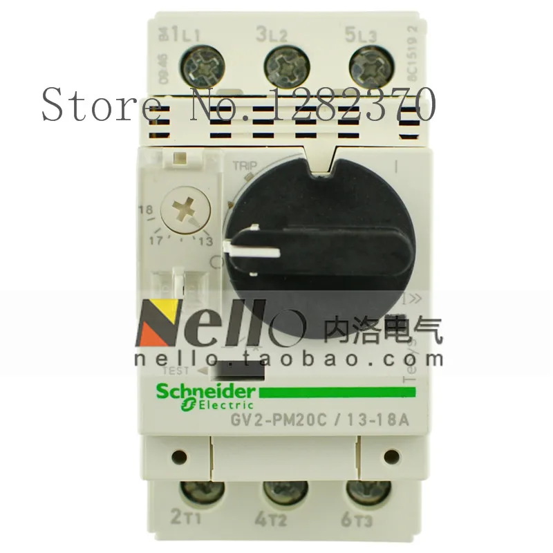 

[ZOB] original motor circuit breaker GV2-PM20C / 13-18A motor protection switch knob --3pcs/lot