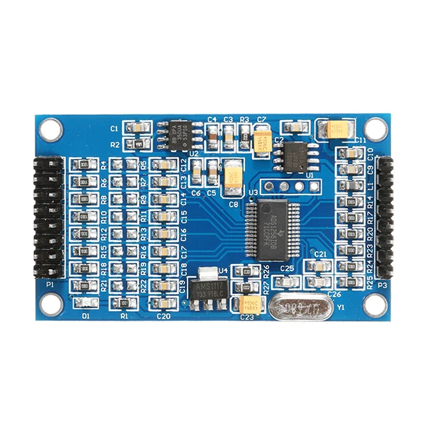 Модуль ADS1256 24 бит 8 канальная плата сбора данных ADC и высокая точность|Запасные