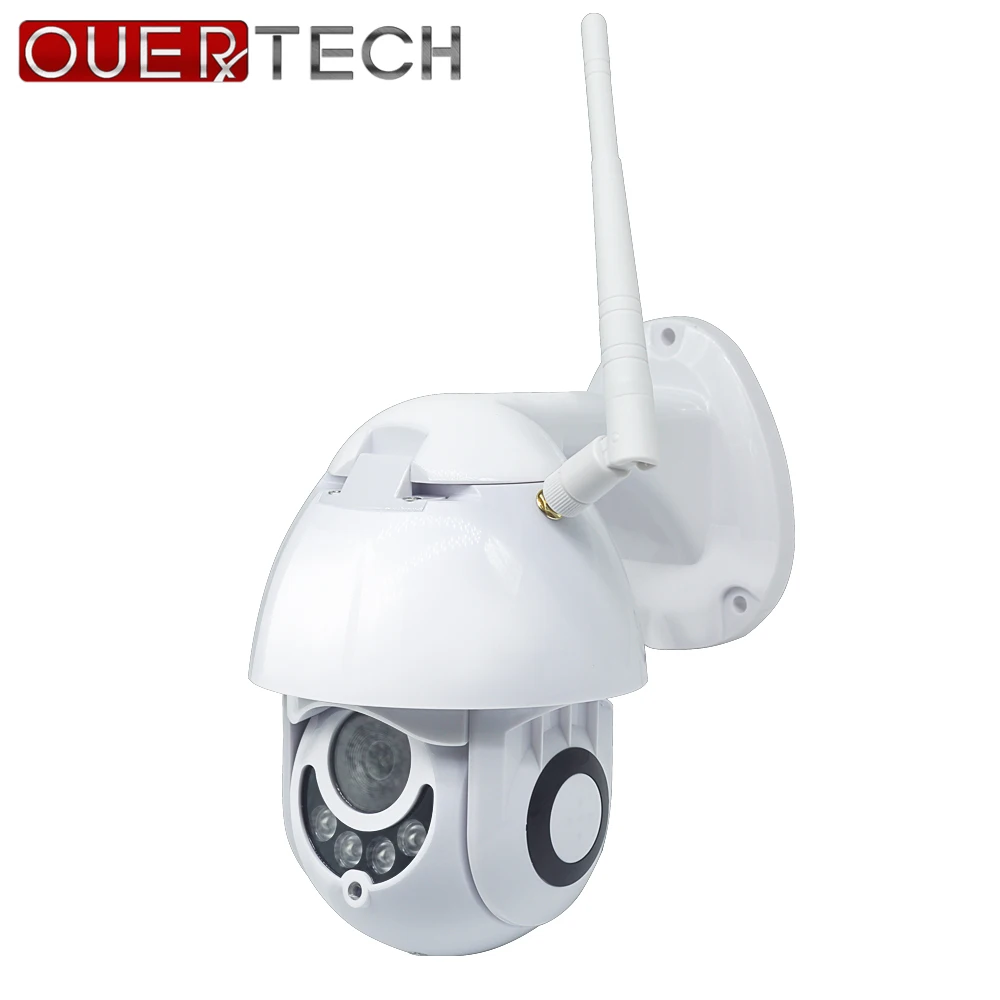 

OUERTECH PTZ Outdoor IP Camera WiFi 1080P Motion Detect Dual Light day and night PTZ Security Camera SD Card Slot CCTV Camera