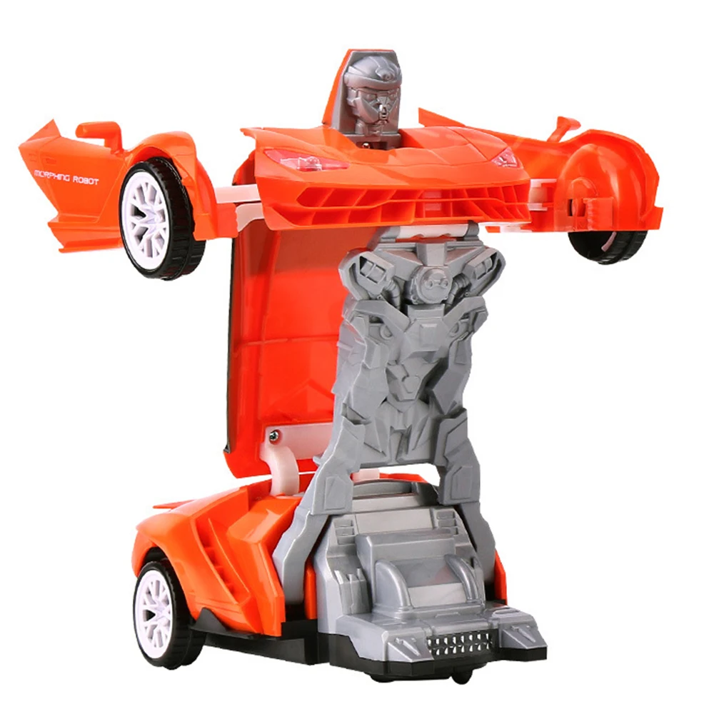 

Transform Car Toy Auto Transform Car Robot Deformation Car Model Toy for Children(Orange)