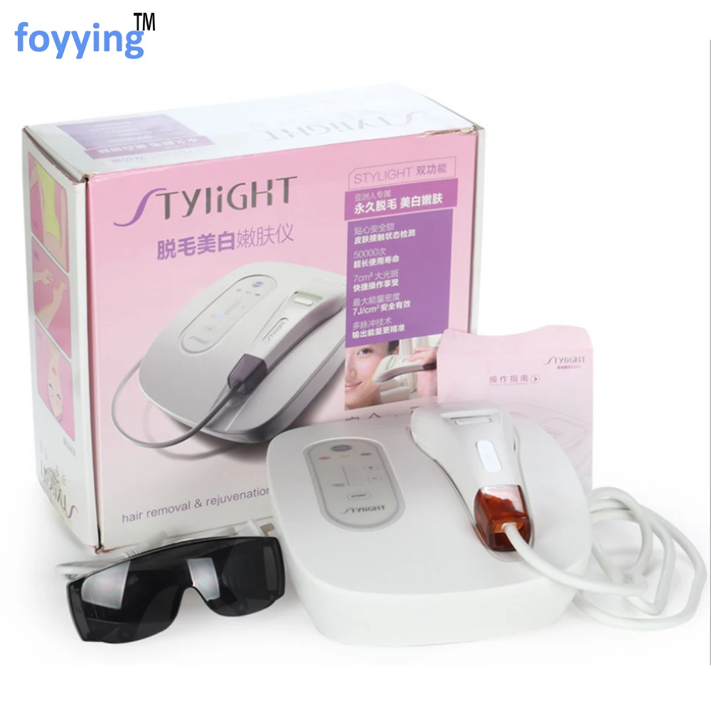 Foyying Professional 2 en 1 IPL депиляция Перманентная и омоложение кожи для лица Бикини axila