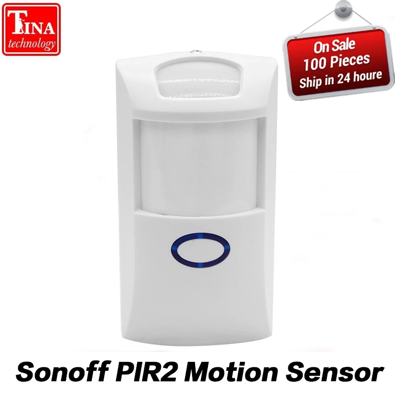 

Sonoff PIR PIR2 Wireless Dual Infrared detector Motion Sensor smart Home Smart Security Alarm System for Alexa Google Home