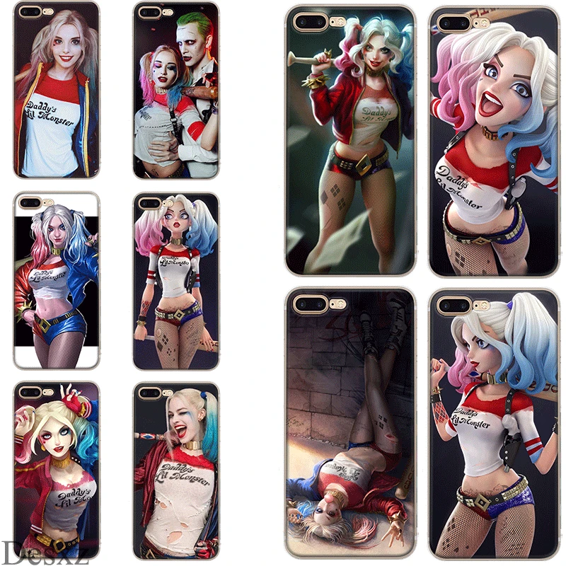 

Mobile Phone Case for iPhone 7 8 Plus iPhone 11 Pro XR X XS Max 5 5s SE 6 6s Cover Harley Quinn Bag