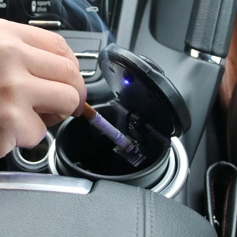 Автомобильный поднос для пепельницы с Led подсветкой хранения Ford Focus Kuga Fiesta Ecosport
