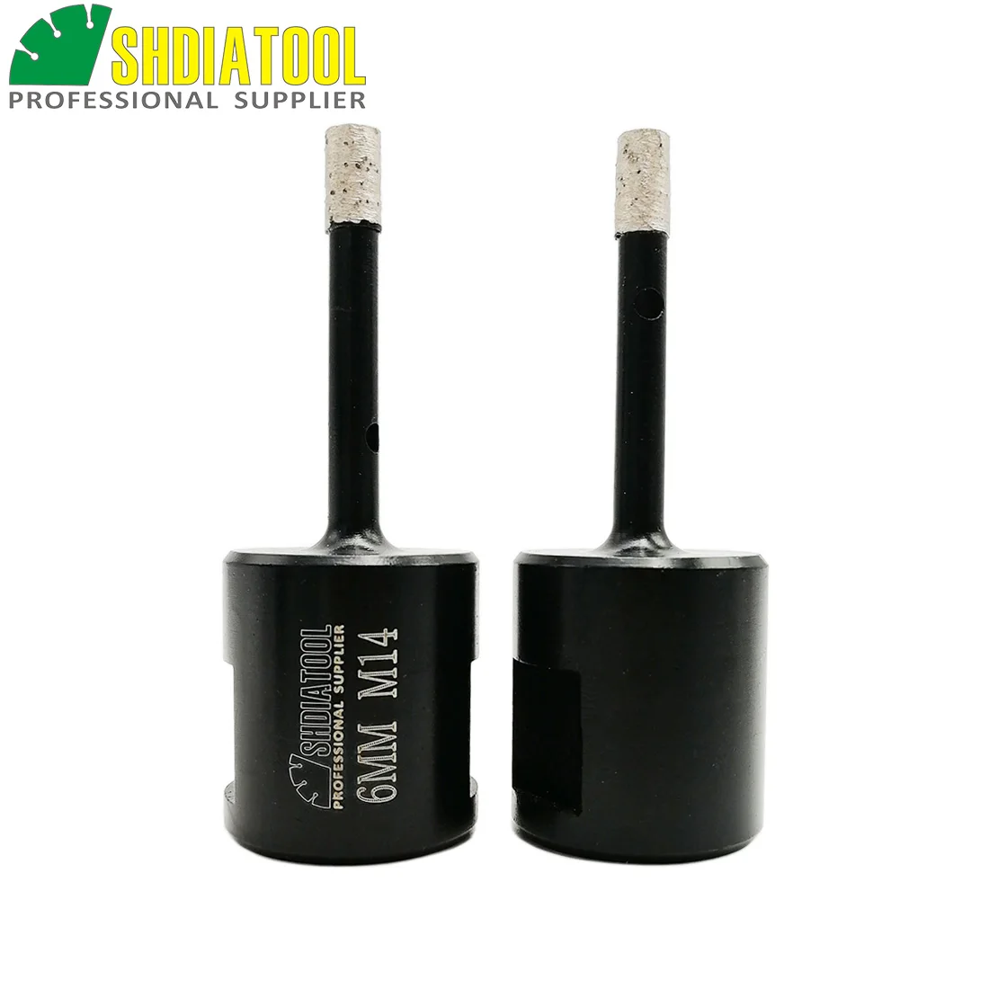 SHDIATOOL 2pcs M14 Dia 6/8/10/12/14mm Welded Diamond Hole Saw Hard Granite Marble Drilling Core Bits Wet Drilling Bit For Stone dt diatool 2pcs pk 5 8 11 thread dia 35mm laser welded diamond dry drilling core bits hard granite marble nature stone hole saw