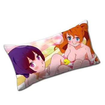 

Hobby Express Love Bullet Yuri Kuma Arashi Anime Dakimakura Rectangle Pillow Cover H0063