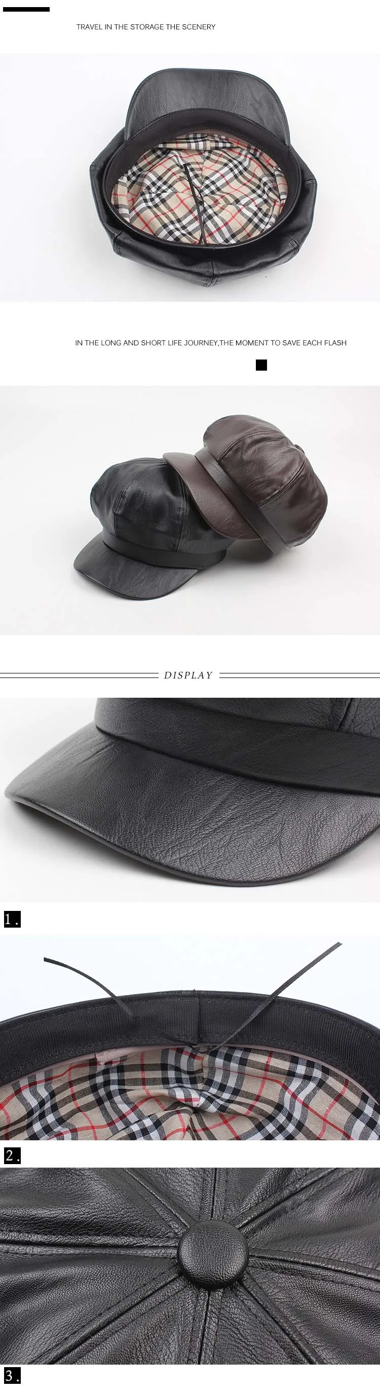 QDKPOTC осенне-зимняя высококачественная кепка газетчика из искусственной кожи женская модная восьмиугольная кепка зимняя сохраняющая теплый берет шапка