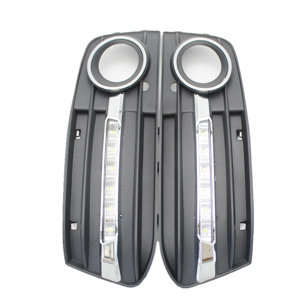  2PCS LED DRL For Audi A4 B8 2009 2010 2011 2012 Car-Styling LED DRL Daytime Running Light Daylight  - 33049064691