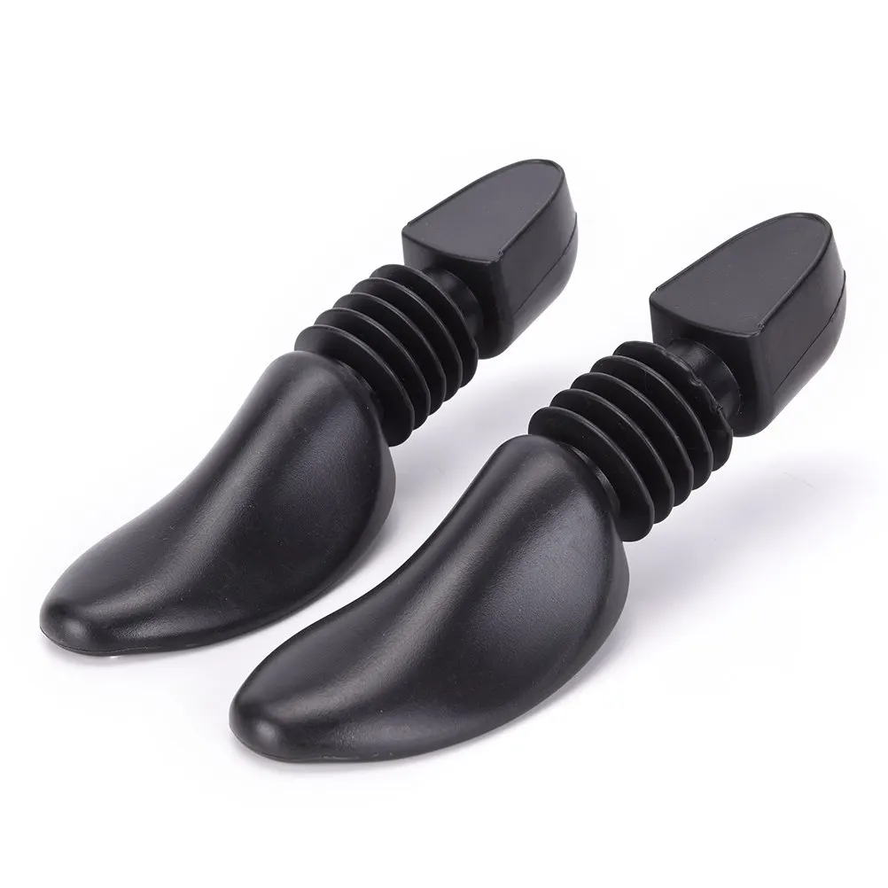 1 пара Пластиковые весенние носилки для обуви держатель для обуви формирователь автоматическая поддержка для мужчин/женщин черный цвет - Цвет: Woman