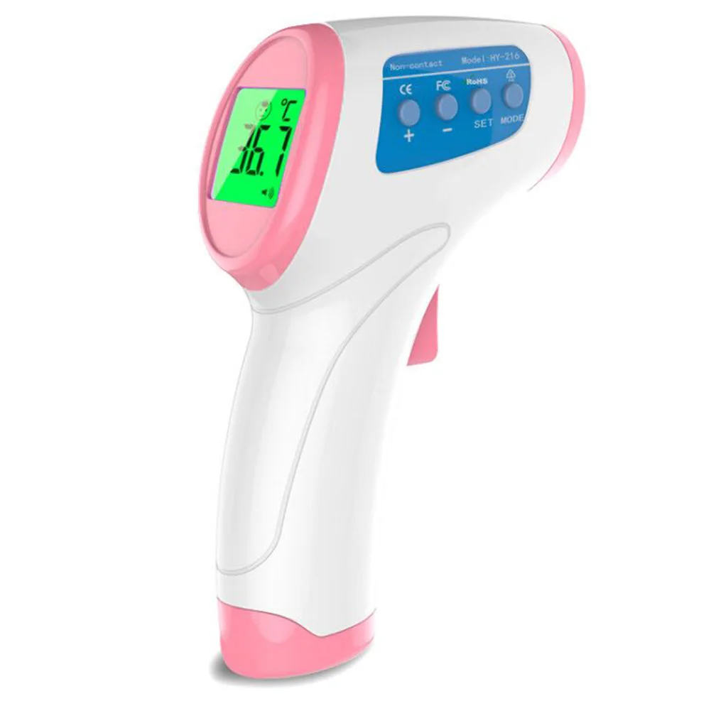 Цифровой налобный термометр младенческой уха Уход за младенцем не-электронный инфракрасный тела температура кухня инструменты Крытый