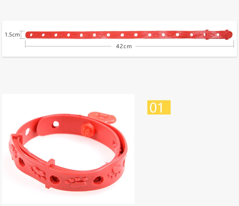 Safety Pet Dog Flea Circle Outdoor Anti Flea Collar Neck Strap Adjustable Anti-insect Puppy Collars Dogs Neck Straps Accessories (2)