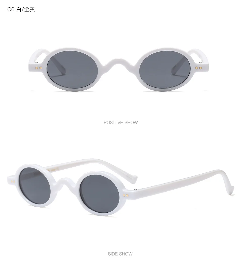 Оригинальное качество 2019 маленькие круглые женские солнцезащитные очки Готический Винтаж женские очки от солнца для Леди Новая мода