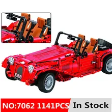 Diy 1141 шт. Technic красный автомобиль-трансформер строительные блоки кирпичи развивающие игрушки для детей и детей рождественские подарки