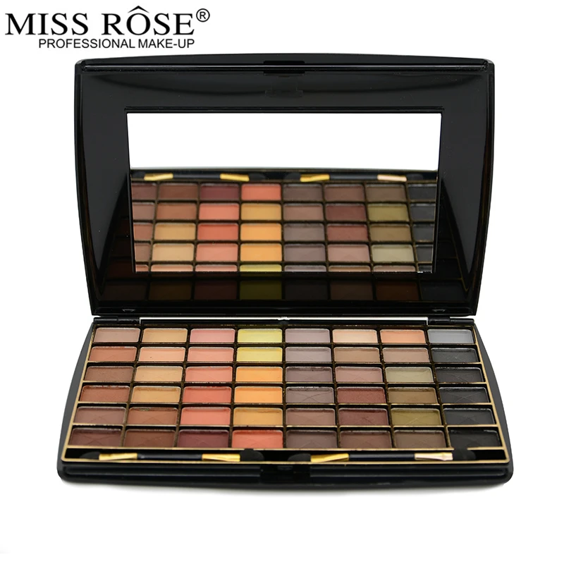 Miss Rose 48 матовые тени для век палитра 3D бронзатор контурирующие телесные дымчатые
