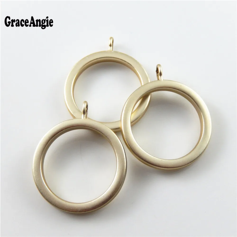 GraceAngie 5pcs Round Metal Circle Charms For Jewelry Making Accessory