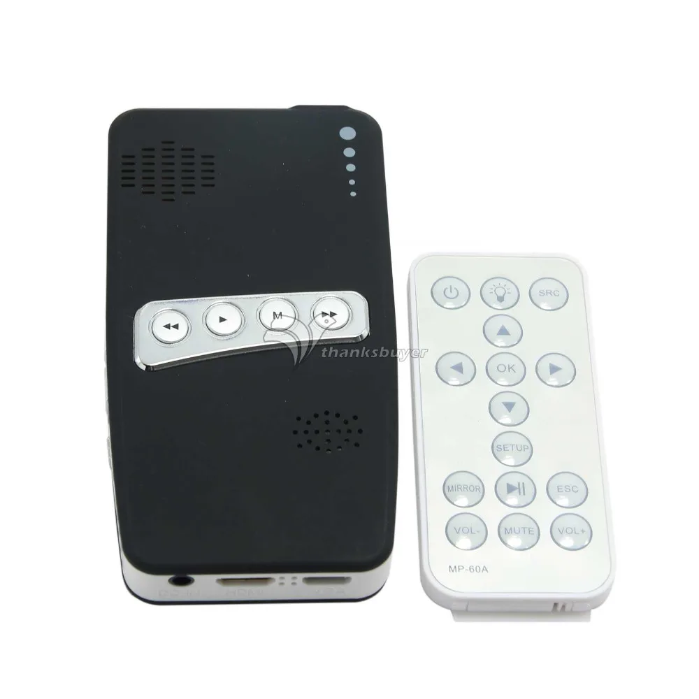 

Mini Projector 854x480 TV HDMI DLP LED Portable Digital Video Game Projetor Multimedia Player