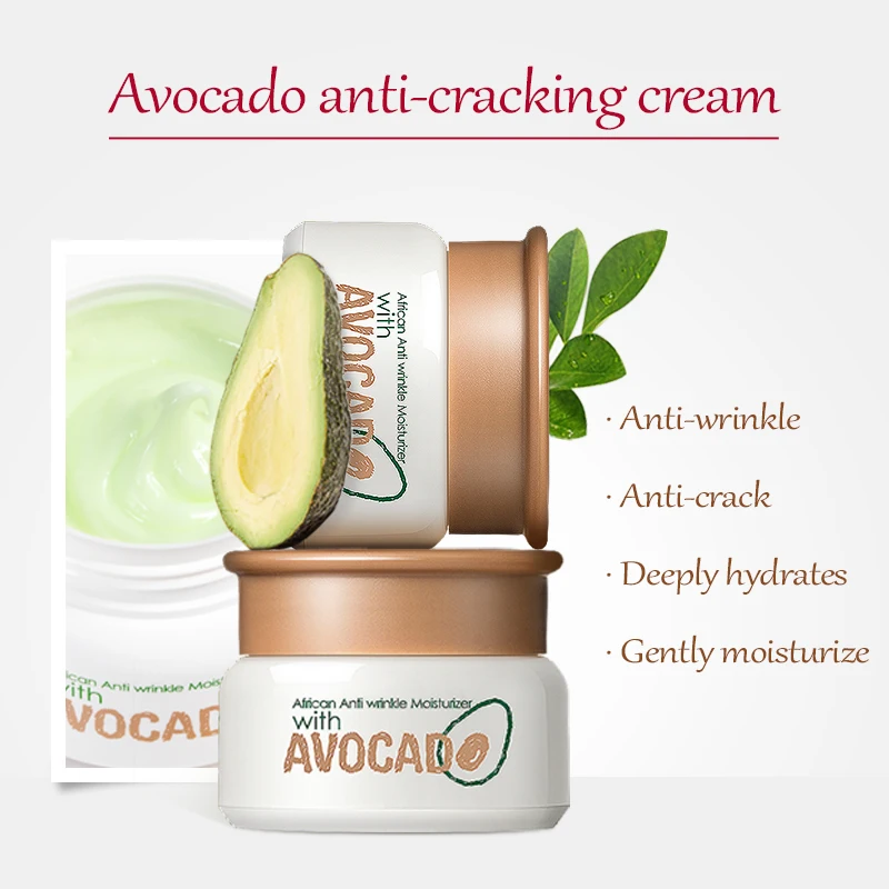  laikou Avocado Day Creams Korean Cosmetic Deep Moisturizing Face Cream Hydrating Anti Wrinkle white
